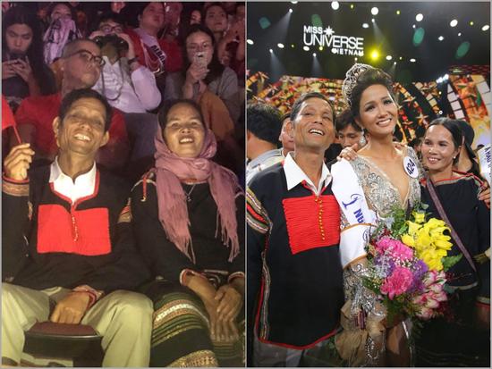 Bố mẹ H'Hen Niê có một cách rất tuyệt vời để cổ vũ con gái thi chung kết Miss Universe 2018