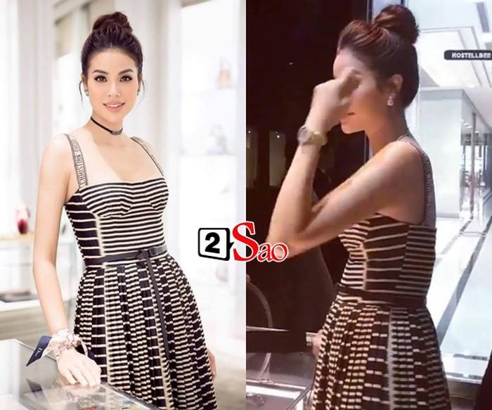 Lộ ảnh Phạm Hương trên đất Mỹ: Gương mặt tròn xoe và vòng 2 nhô cao khác lạ giữa nghi án mang bầu-1