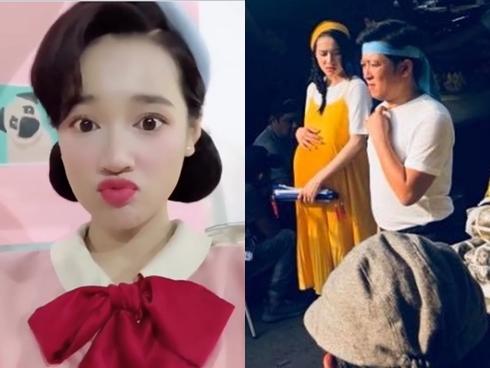 Nhã Phương dễ dàng đóng cảnh tình tứ với trai trẻ là nhờ... Trường Giang-7