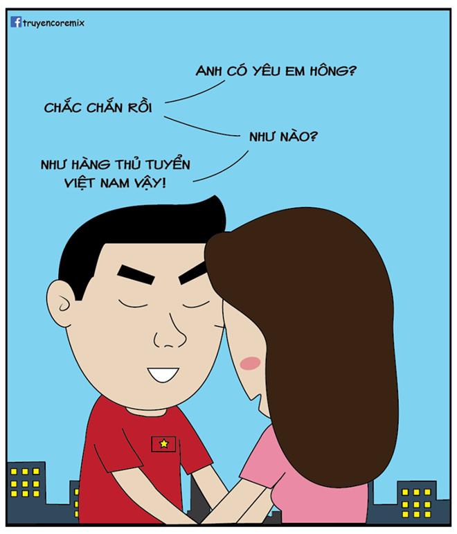 Tranh vui: Tuyển Việt Nam uống bia bằng cúp, Quang Hải hóa siêu nhân-10