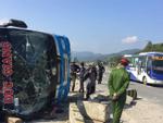 Lật xe khách ở Quảng Ninh, 7 người thương vong
