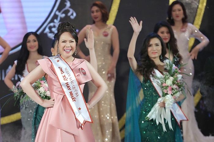 Thạc sĩ U50 Trần Thị Hiền đoạt vương miện Người mẫu Quý bà Việt Nam 2018-1