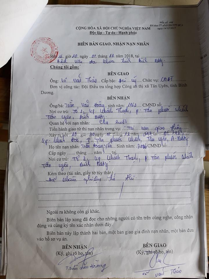 Bình Dương: Con bị tai nạn chết, bố đi khai tử 3 lần không được-2