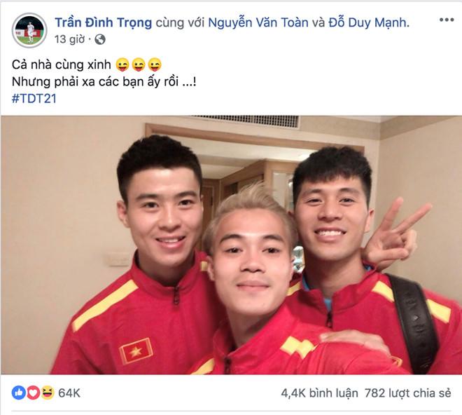 Tuyển thủ Việt Nam gửi lời tạm biệt Trần Đình Trọng trên mạng-1