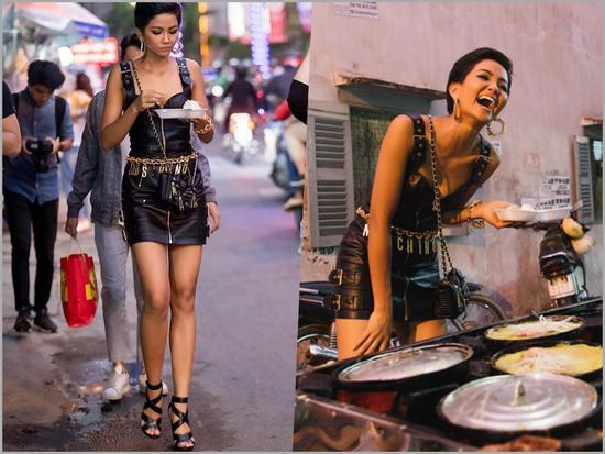 Chỉ là ăn vặt vỉa hè thôi, top 5 Miss Universe H'Hen Niê nay đã biết diện cả cây hàng hiệu đẹp xuất sắc