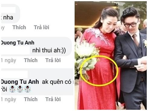 Lộ bằng chứng Á hậu Tú Anh đã hạ sinh con đầu lòng sau 5 tháng kết hôn