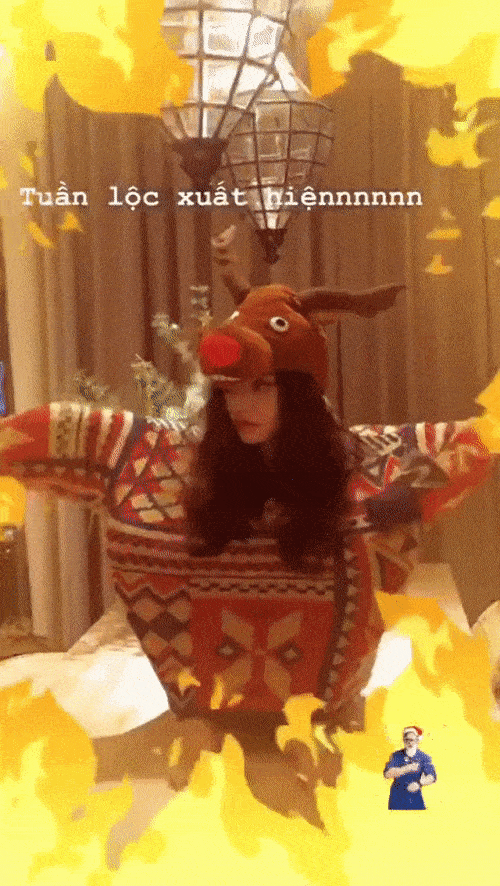 Không hổ danh thánh lầy, Bích Phương có hẳn bộ sưu tập những tư thế chụp ảnh cực kỳ bá đạo mừng Noel-4