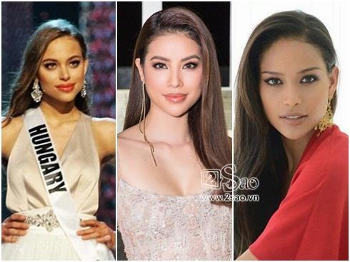 Xuất hiện 2 bản sao nét căng khiến khán giả cứ ngỡ Phạm Hương đi thi Miss Universe 3 lần