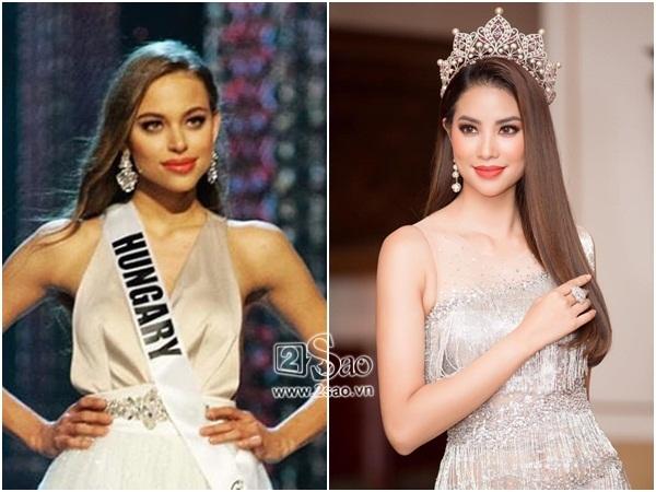 Xuất hiện 2 bản sao nét căng khiến khán giả cứ ngỡ Phạm Hương đi thi Miss Universe 3 lần-5
