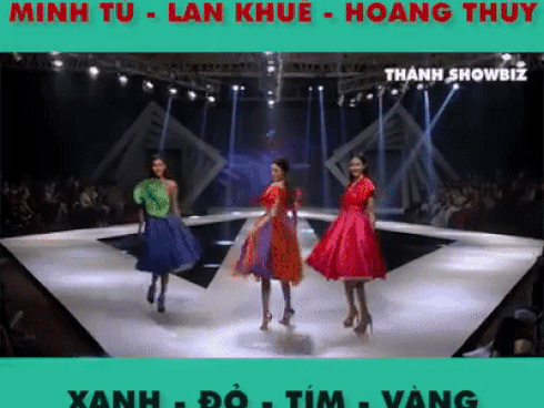 Lần đầu tiên 3 'chị đại' The Face Minh Tú - Lan Khuê - Hoàng Thùy cùng đảm nhiệm vai trò vedette trên một sân khấu