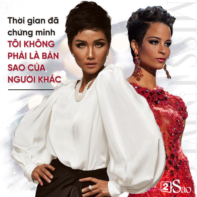 Chẳng những thoát mác bản sao Kaci Fennell, HHen Niê giờ đây còn đứng ngang hàng với Á hậu Hoàn vũ đình đám-6