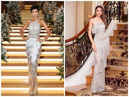 HHen Niê & Phạm Hương - hai nàng Hậu quyền lực Vbiz đều kết nổ đĩa đầm ánh kim tua rua: Ai diện xuất sắc hơn?-9