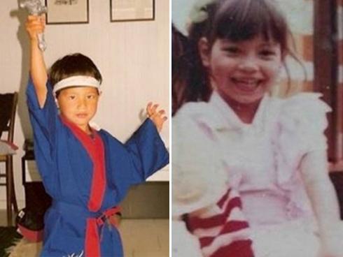 Nhìn ảnh thuở bé và biết điều này hẳn bạn phải chắc nịch rằng: 'Kim Lý và Hà Hồ có số phu thê'