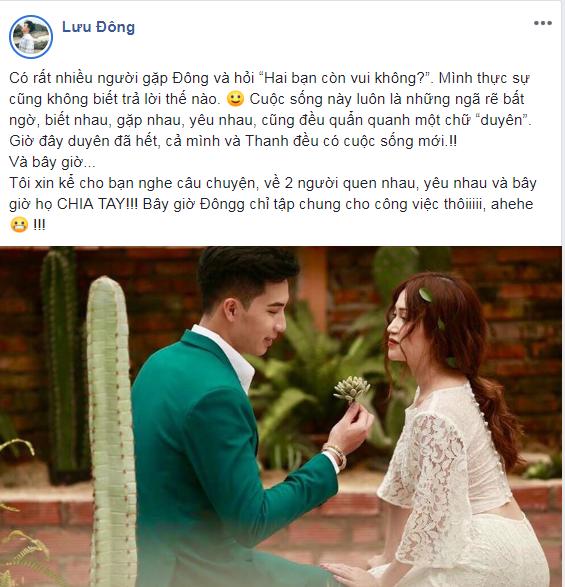 Sĩ Thanh xác nhận mối tình 2 năm với người yêu điển trai Hạo Đông đã tan đàn xẻ nghé-2