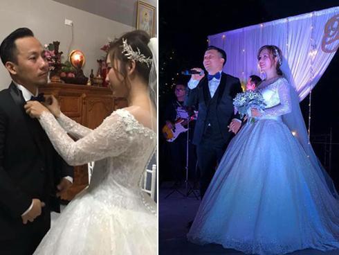 Rapper Tiến Đạt công khai loạt ảnh đám cưới nhà quê với bà xã Thụy Vy-15