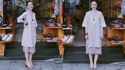 Hết hồn ngắm Angela Phương Trinh mặc váy ngắn tung tăng đón cái rét 9 độ của Hà Nội