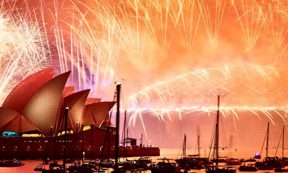 Đại tiệc pháo hoa trên bầu trời châu Á chào đón năm mới 2019-4