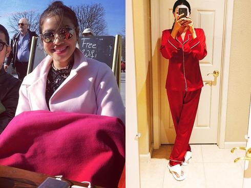 Giữa nghi án bầu bí, Phạm Hương bất ngờ tái xuất với trang phục thùng thình ngày đầu năm mới