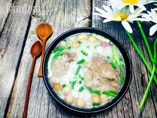 Bí quyết nấu cháo hầm xương cực nhanh cho bữa sáng-5