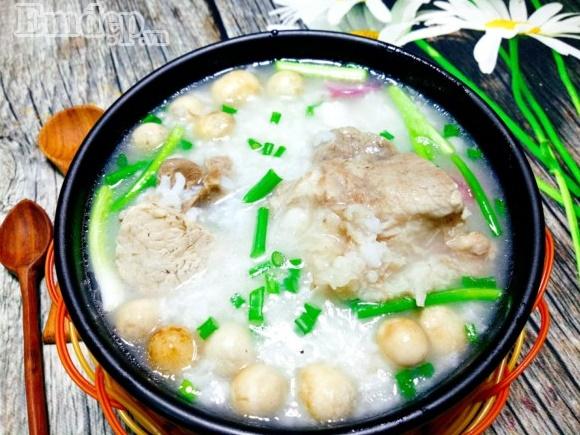 cách nấu cháo xương ống