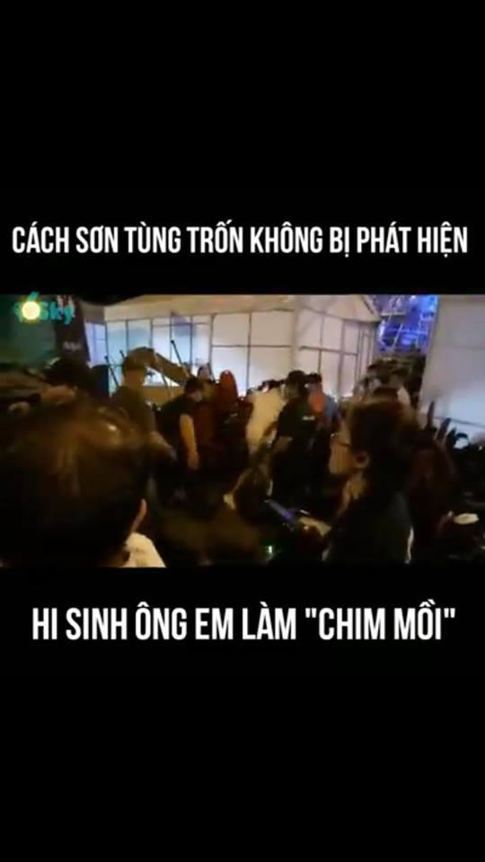 Trốn fans phải đỉnh cao như Sơn Tùng: Hy sinh em trai ra trước, một mình đường đường chính chính ra sau-3