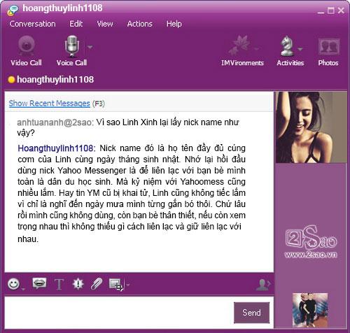 Bạn sẽ bất ngờ với loạt nick Yahoo! Messenger của Sao Việt trước khi bị khai tử-2