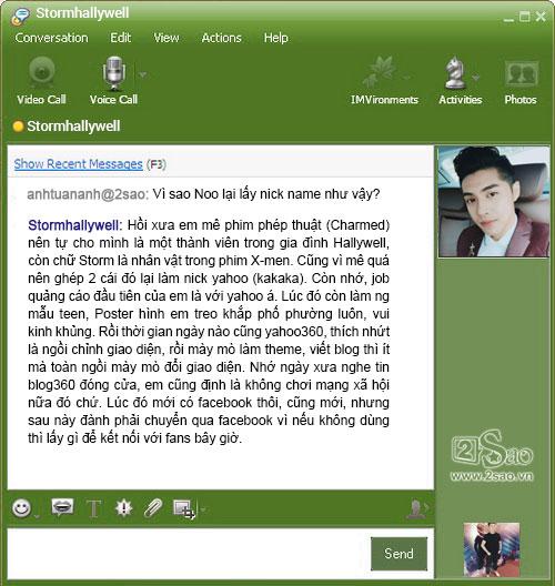 Bạn sẽ bất ngờ với loạt nick Yahoo! Messenger của Sao Việt trước khi bị khai tử-4