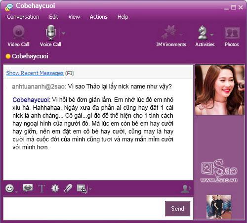 Bạn sẽ bất ngờ với loạt nick Yahoo! Messenger của Sao Việt trước khi bị khai tử-3