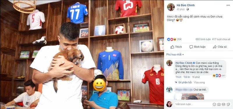 Chỉ vì một chú thú cưng, Bùi Tiến Dũng và Hà Đức Chinh công khai khẩu chiến trên mạng xã hội-2