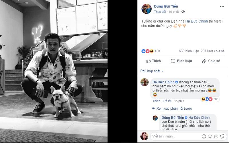 Chỉ vì một chú thú cưng, Bùi Tiến Dũng và Hà Đức Chinh công khai khẩu chiến trên mạng xã hội-3