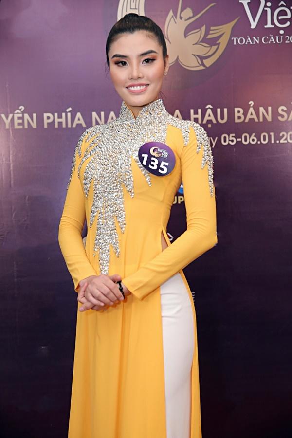 Kiên trì không kém Phạm Hương, Tường Linh tiếp tục chinh chiến Hoa hậu Bản sắc Việt toàn cầu 2019-12