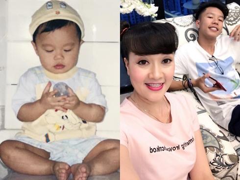 Từ một cậu bé 'đen như cục than', con trai nghệ sĩ hài Vân Dung đã 'lột xác' không ngờ ở tuổi 18