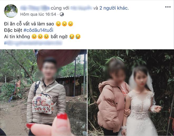 Dân mạng xôn xao cô dâu nhí 14 tuổi ở Sơn La, người đăng ảnh còn tiết lộ điều bất ngờ hơn-1