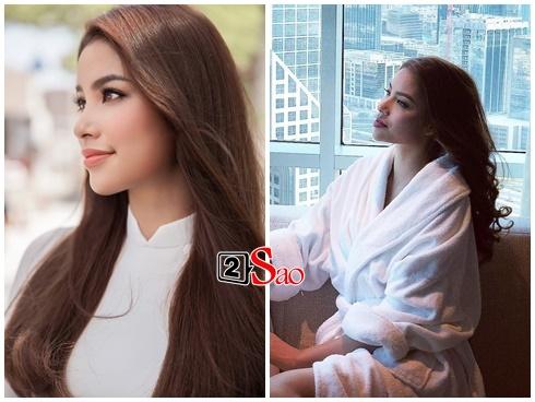 Nghi án bầu bì chưa xong, Phạm Hương lại xuất hiện với gương mặt phá nét lạ lẫm, cằm nhọn hoắt-6