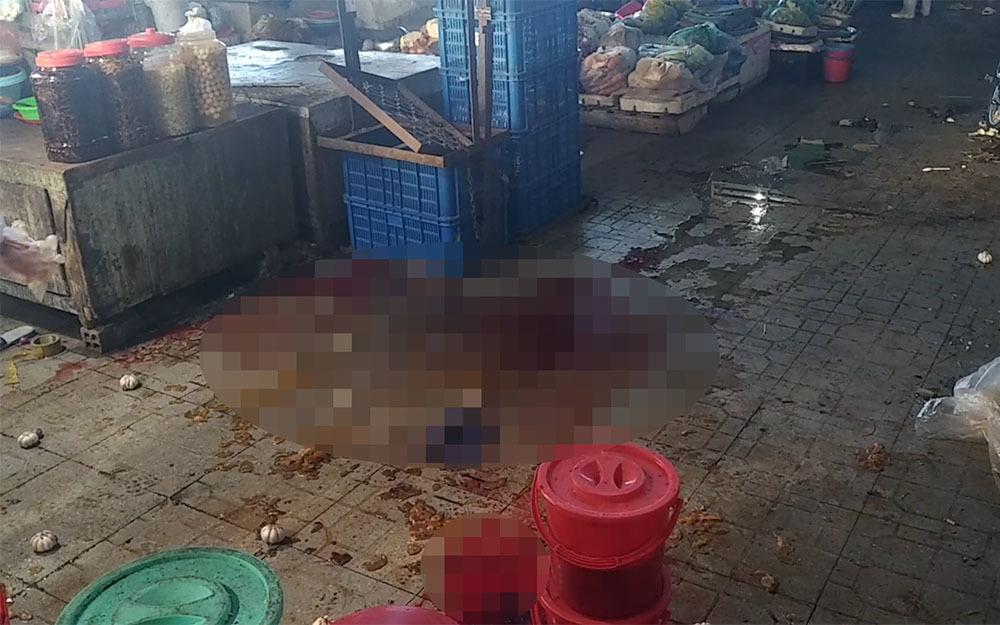 Tiền Giang: Nữ tiểu thương bị người tình đâm gục tại chợ-1