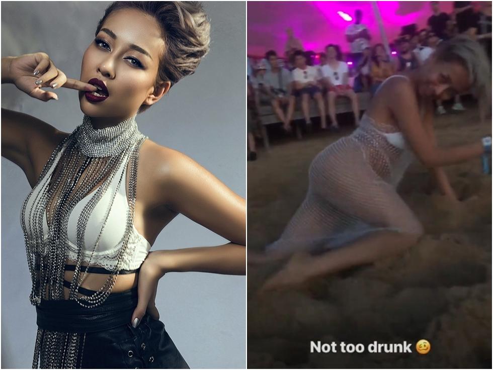 Trường Giang, Hari Won cùng Lâm Khánh Chi ngoạm bốt, Quỳnh Anh Shyn và MC Đại Nghĩa cắn dép lào trên sóng truyền hình-7