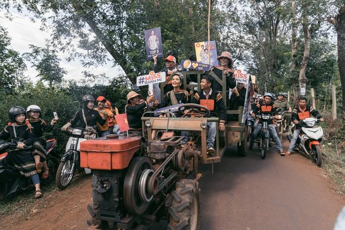 Lập kỳ tích tại Miss Universe, HHen Niê lái công nông trở về buôn làng trong tình thương ngập lối-8
