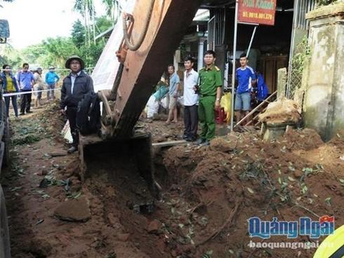 Bom nổ giữa khu dân cư, một người thương nặng