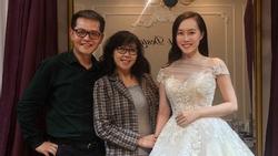 NSND Trung Hiếu đưa bạn gái kém 19 tuổi đi thử váy cưới
