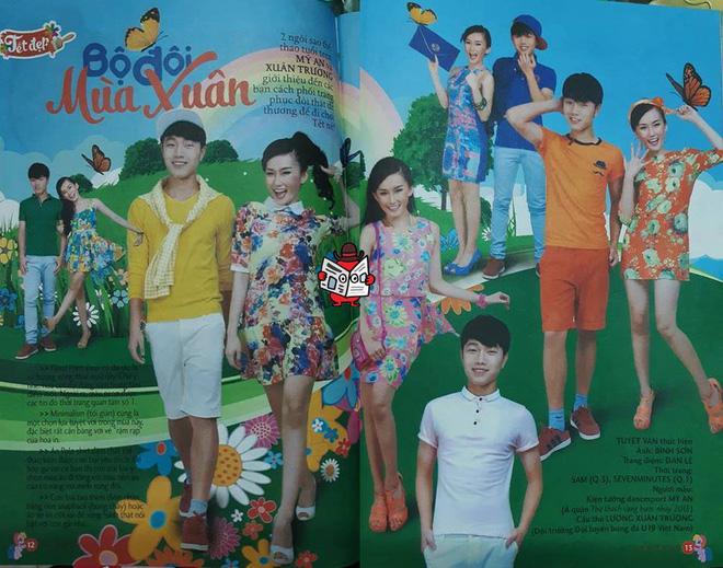 Cười đau ruột với những hình ảnh cầu thủ Xuân Trường làm người mẫu trên báo teen-1