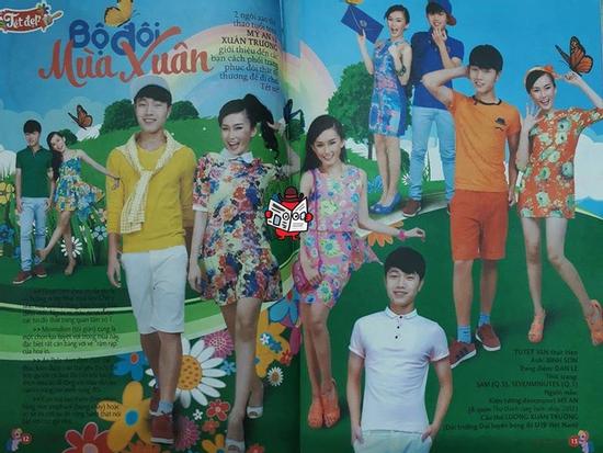 Cười đau ruột với những hình ảnh cầu thủ Xuân Trường làm người mẫu trên báo teen