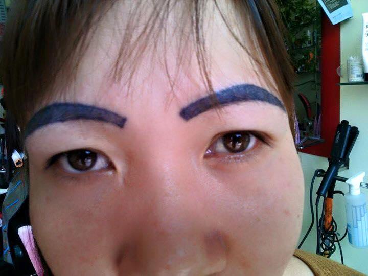 ĐỠ KHÔNG NỔI với những ca thảm họa xăm lông mày tiền mất tật mang-8