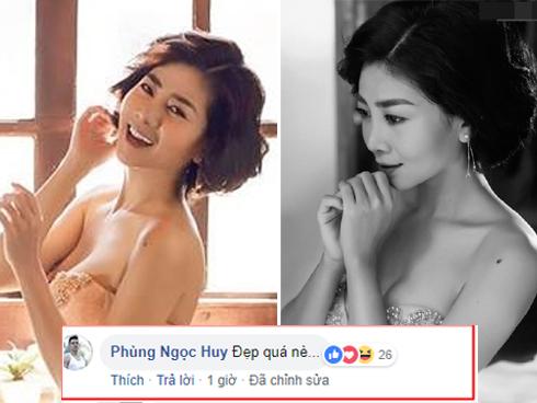 Phùng Ngọc Huy phản ứng bất ngờ khi tình cũ Mai Phương diện đầm khoe vòng 1 gợi cảm