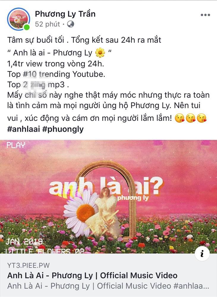 Chưa đầy một ngày lên sóng, ca khúc từng gây bão MXH của Phương Ly bỏ túi loạt thành tích-1
