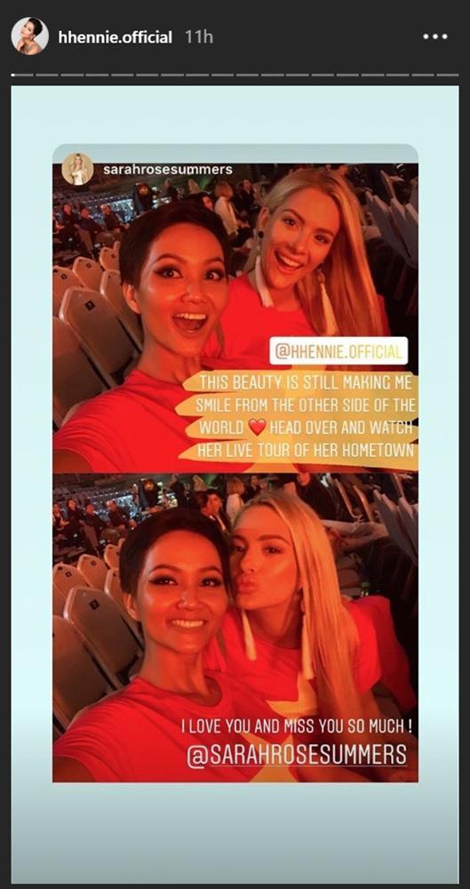 Hoa hậu Mỹ đăng ảnh tình cảm với HHen Niê sau vạ miệng chê tiếng Anh-1