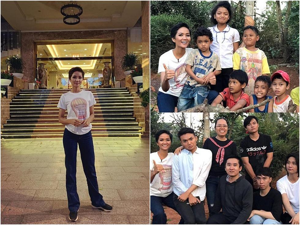 H’Hen Niê cùng Nam A Bank trao học bổng ở Đak Lak-4