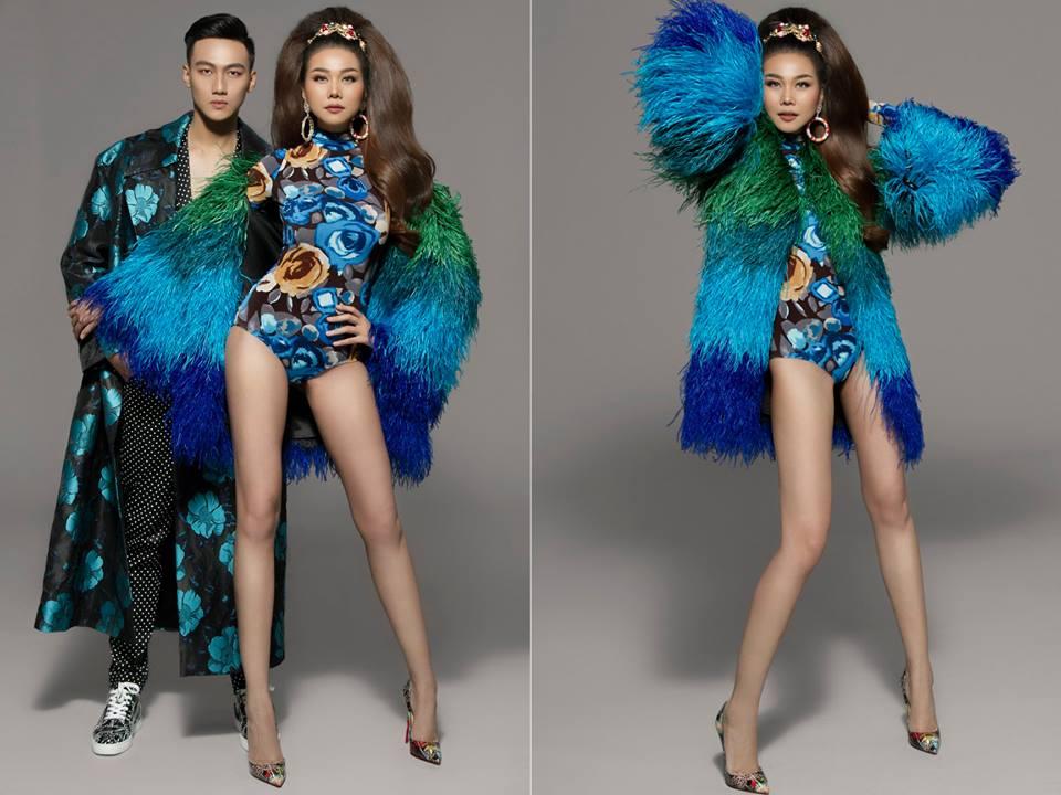 Khi 2 HLV The Face cùng nhau đụng hàng mẫu áo lông sặc sỡ: Hoàng Thùy hay Thanh Hằng sẽ chiếm phần hơn?-2