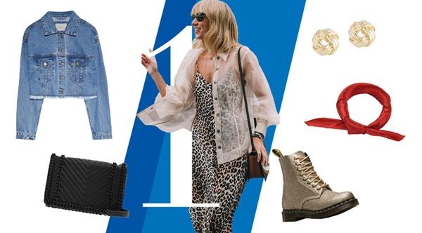 Phối đồ với giày boots lấp lánh không hề khó-3