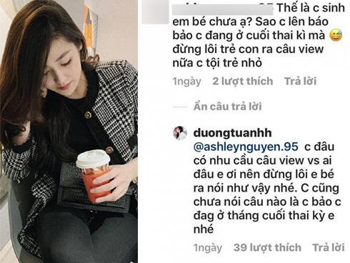 Á hậu Tú Anh đáp trả gay gắt khi bị antifan chỉ trích 'mang con ra để câu view'