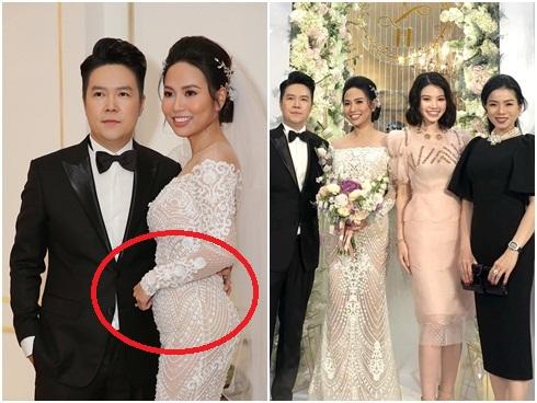 Cận cạnh vợ trẻ 9x da nâu miệng rộng của Lê Hiếu trong đám cưới hạng sang hạn chế khách mời-7
